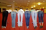 6 girls in jeans